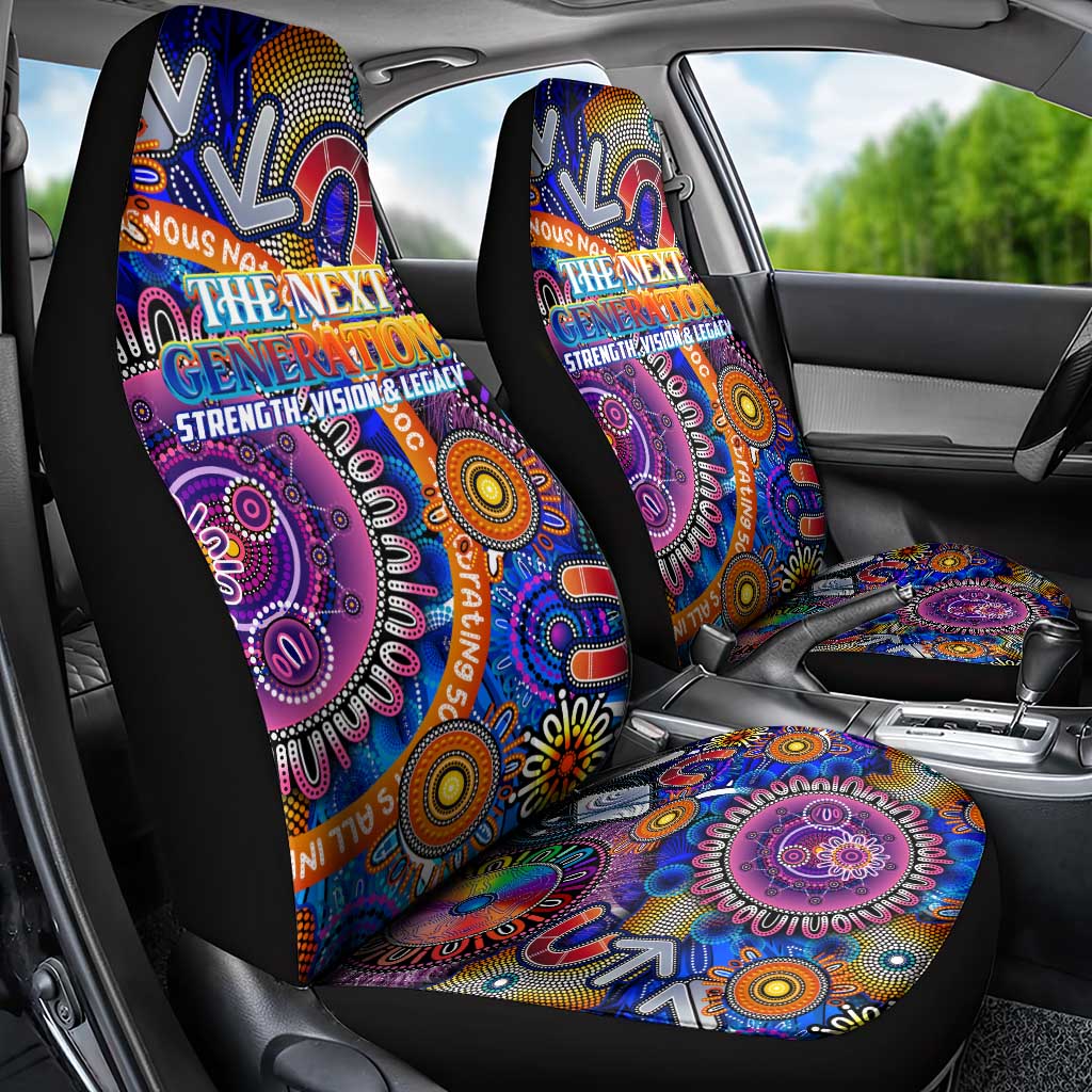 NAIDOC 2025 The Next Generation Car Seat Cover Celebrating 50 Years Naidoc Aboriginal Colorful