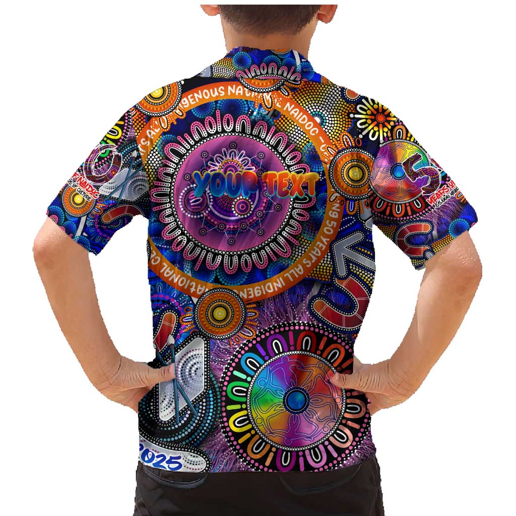 Personalised NAIDOC 2025 The Next Generation Family Matching Mermaid Dress and Hawaiian Shirt Celebrating 50 Years Naidoc Aboriginal Colorful