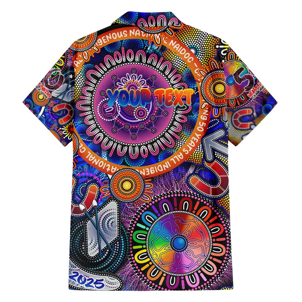 Personalised NAIDOC 2025 The Next Generation Family Matching Summer Maxi Dress and Hawaiian Shirt Celebrating 50 Years Naidoc Aboriginal Colorful