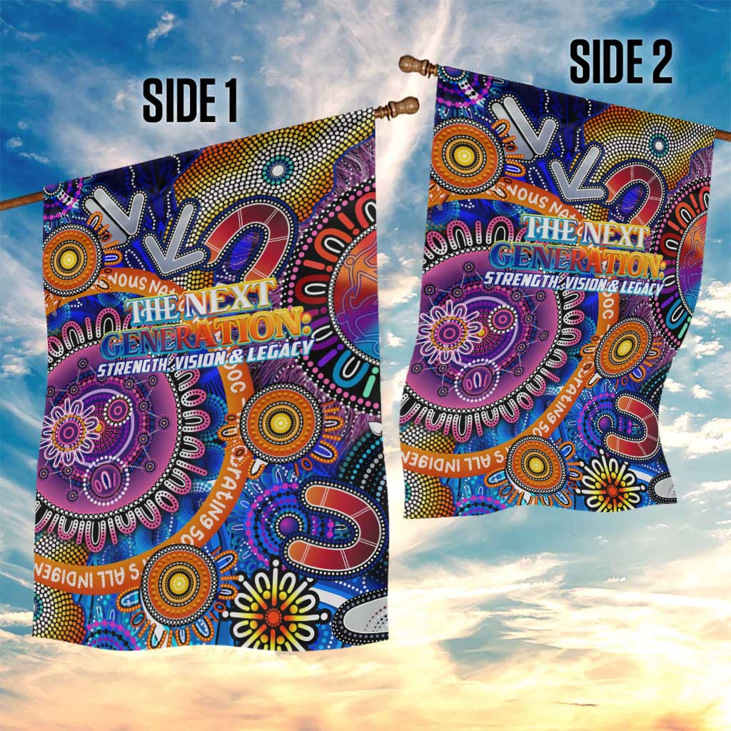 NAIDOC 2025 The Next Generation Garden Flag Celebrating 50 Years Naidoc Aboriginal Colorful