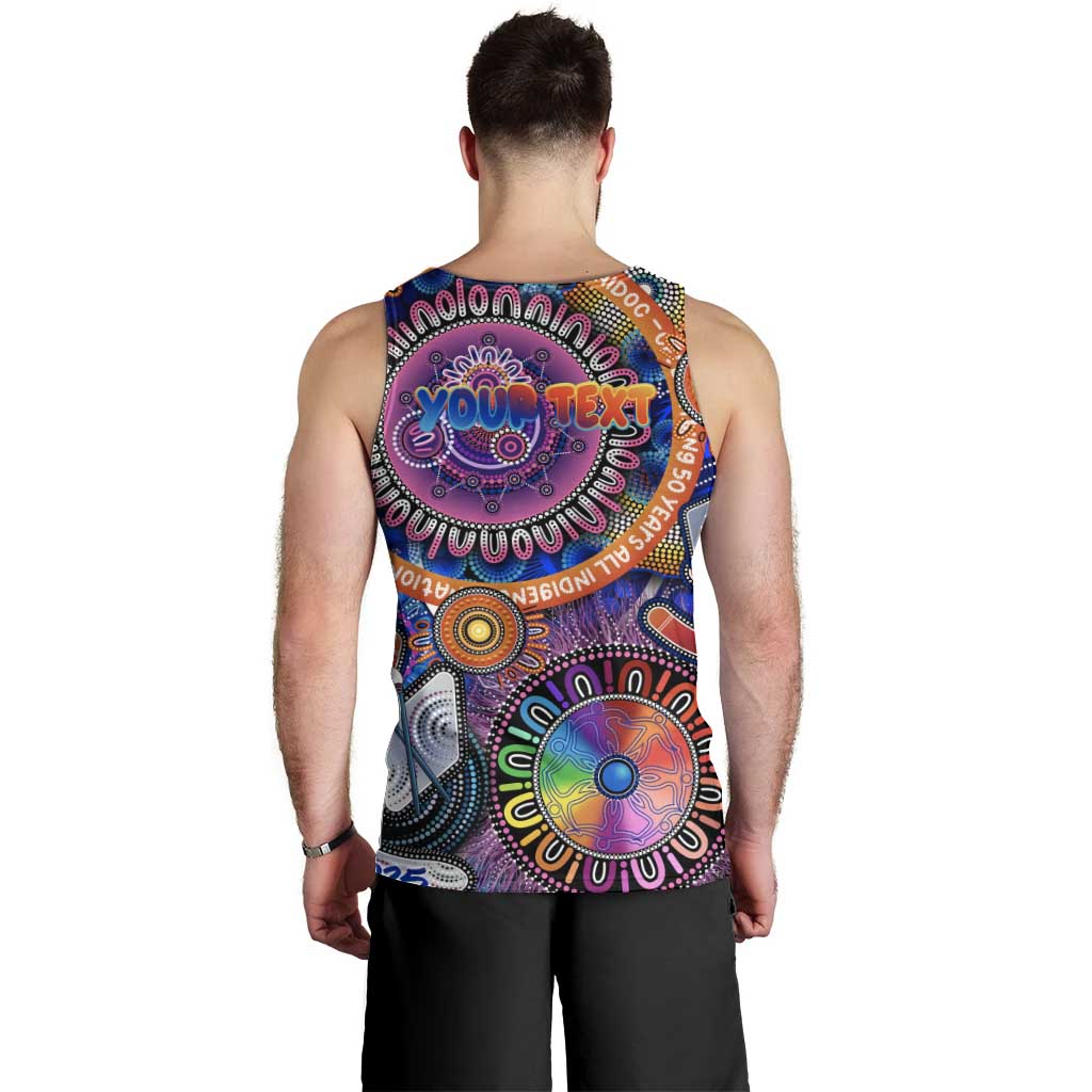 Personalised NAIDOC 2025 The Next Generation Men Tank Top Celebrating 50 Years Naidoc Aboriginal Colorful
