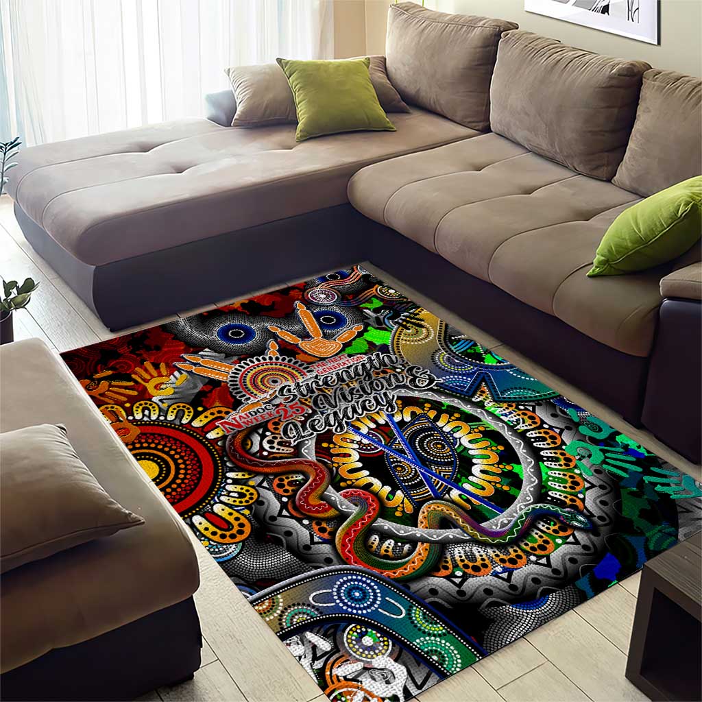 Naidoc Week 2025 Don't Forget Roots Area Rug 50 Years of Naidoc, 65000 Years of Culture