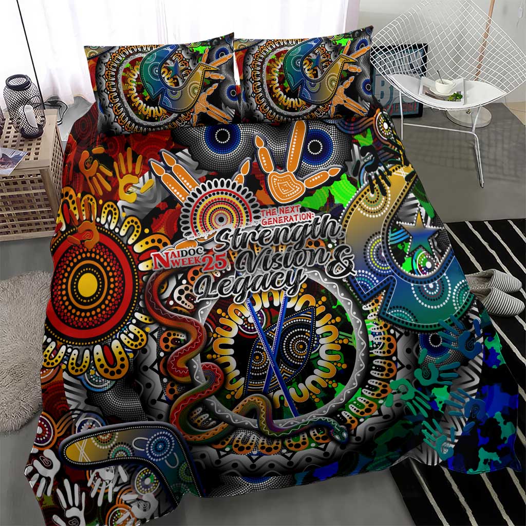 Naidoc Week 2025 Don't Forget Roots Bedding Set 50 Years of Naidoc, 65000 Years of Culture