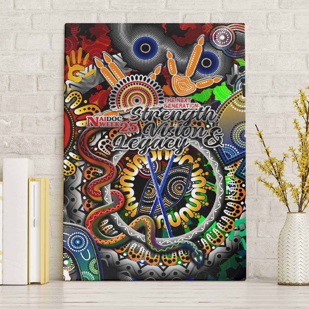 Naidoc Week 2025 Don't Forget Roots Canvas Wall Art 50 Years of Naidoc, 65000 Years of Culture