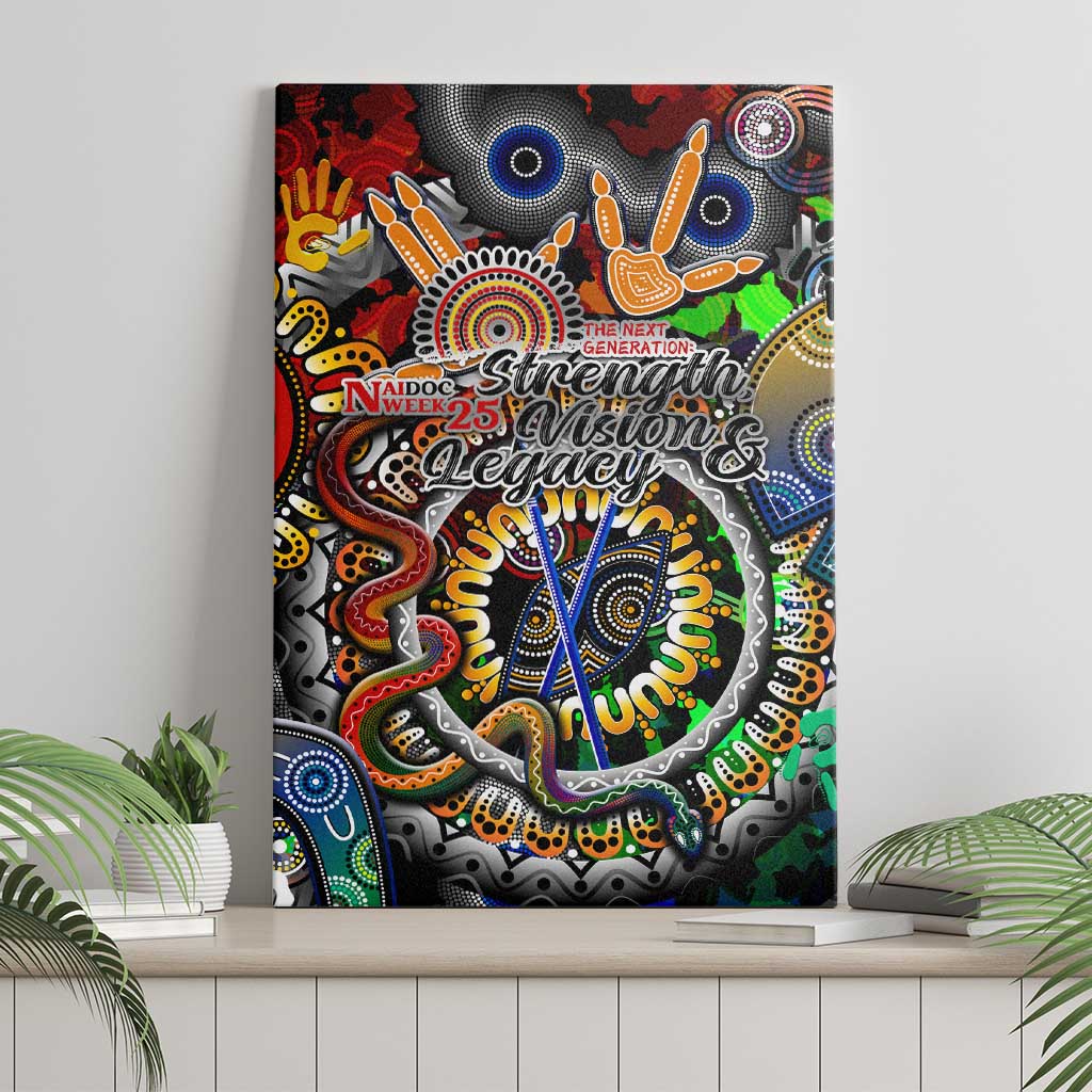 Naidoc Week 2025 Don't Forget Roots Canvas Wall Art 50 Years of Naidoc, 65000 Years of Culture
