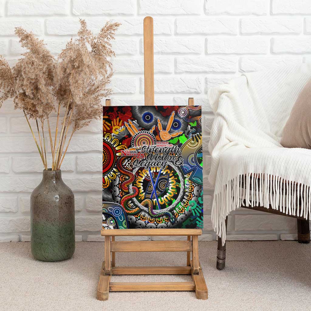 Naidoc Week 2025 Don't Forget Roots Canvas Wall Art 50 Years of Naidoc, 65000 Years of Culture