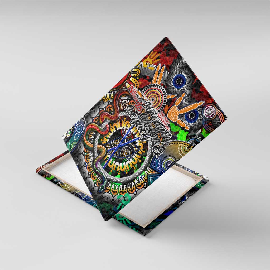 Naidoc Week 2025 Don't Forget Roots Canvas Wall Art 50 Years of Naidoc, 65000 Years of Culture