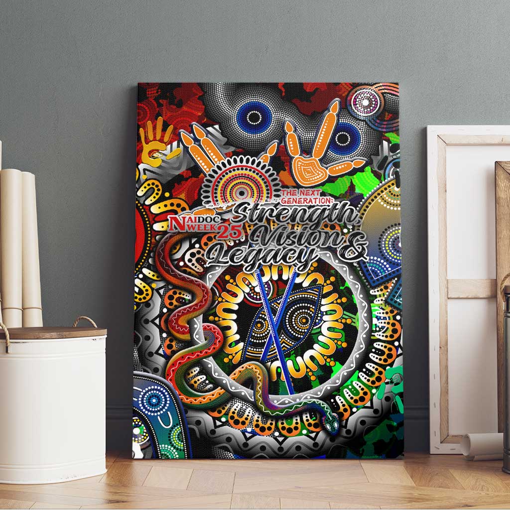 Naidoc Week 2025 Don't Forget Roots Canvas Wall Art 50 Years of Naidoc, 65000 Years of Culture