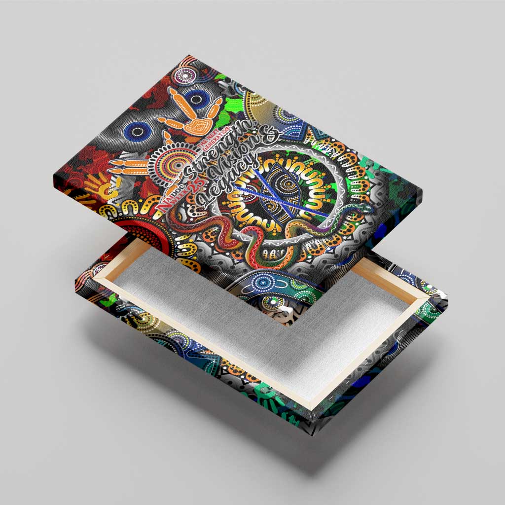 Naidoc Week 2025 Don't Forget Roots Canvas Wall Art 50 Years of Naidoc, 65000 Years of Culture