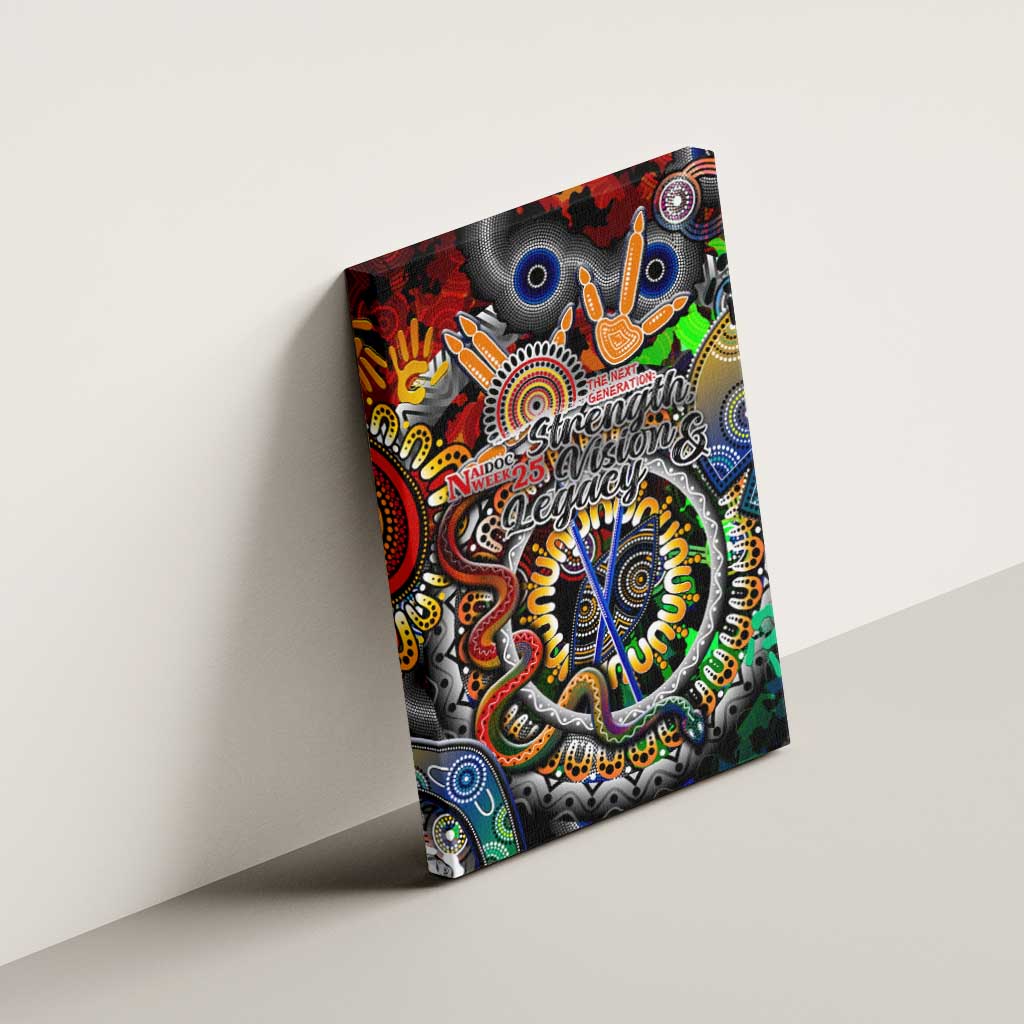 Naidoc Week 2025 Don't Forget Roots Canvas Wall Art 50 Years of Naidoc, 65000 Years of Culture