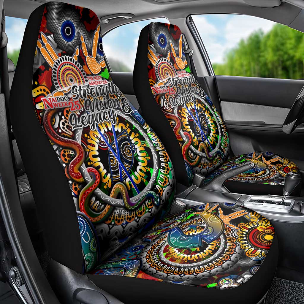Naidoc Week 2025 Don't Forget Roots Car Seat Cover 50 Years of Naidoc, 65000 Years of Culture