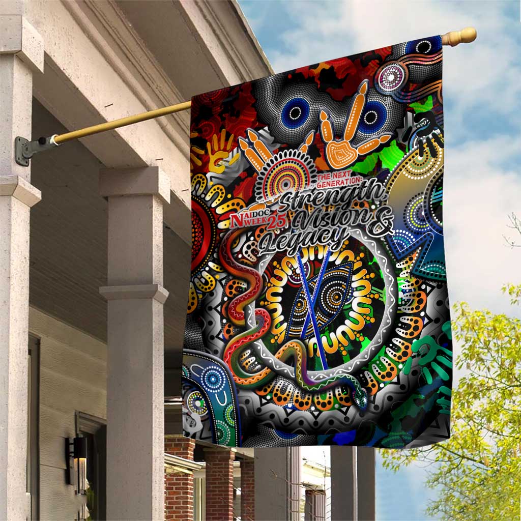 Naidoc Week 2025 Don't Forget Roots Garden Flag 50 Years of Naidoc, 65000 Years of Culture