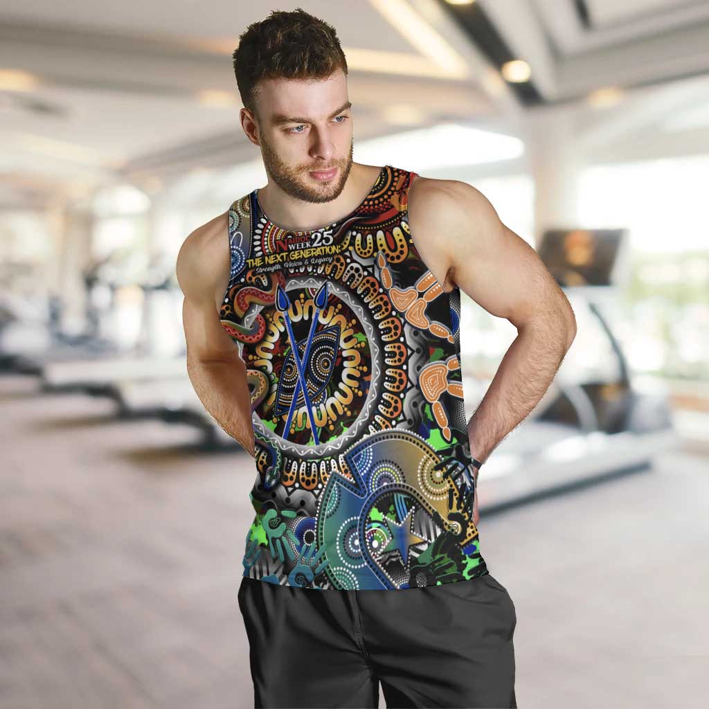 Personalised Naidoc Week 2025 Don't Forget Roots Men Tank Top 50 Years of Naidoc, 65000 Years of Culture