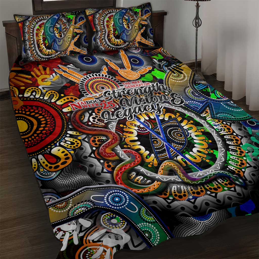 Naidoc Week 2025 Don't Forget Roots Quilt Bed Set 50 Years of Naidoc, 65000 Years of Culture
