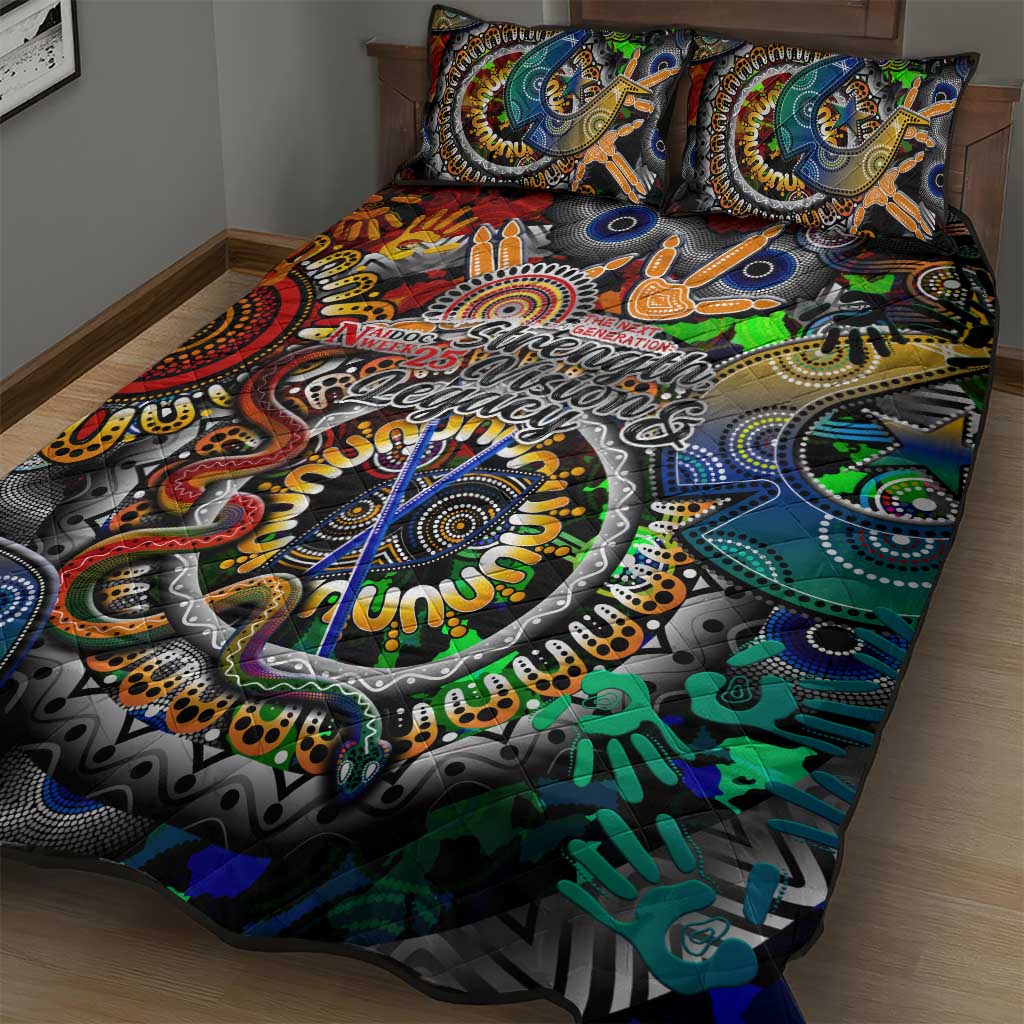 Naidoc Week 2025 Don't Forget Roots Quilt Bed Set 50 Years of Naidoc, 65000 Years of Culture
