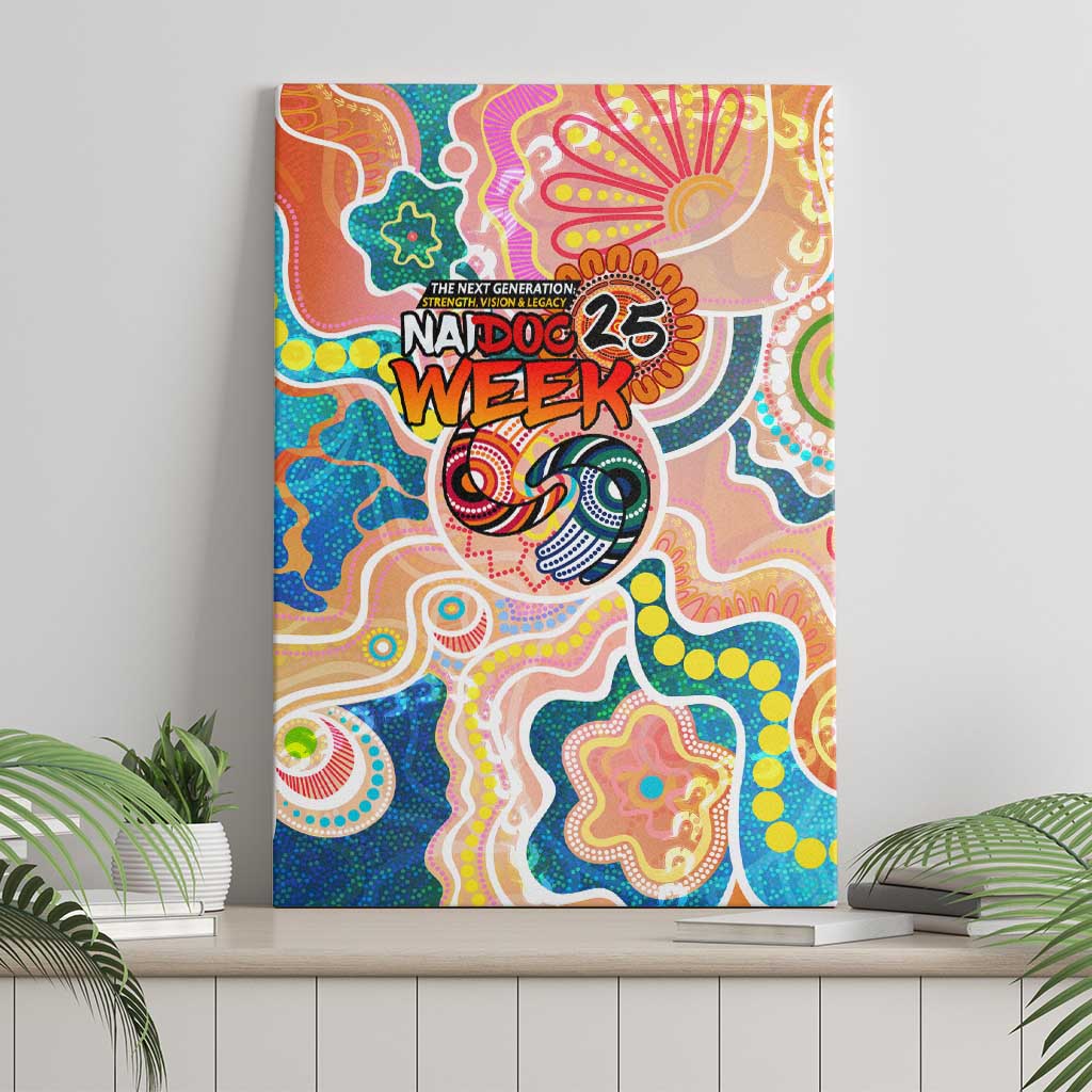 Naidoc 2025 Where Culture Walks the Runway Canvas Wall Art Aboriginal Indigenous Art