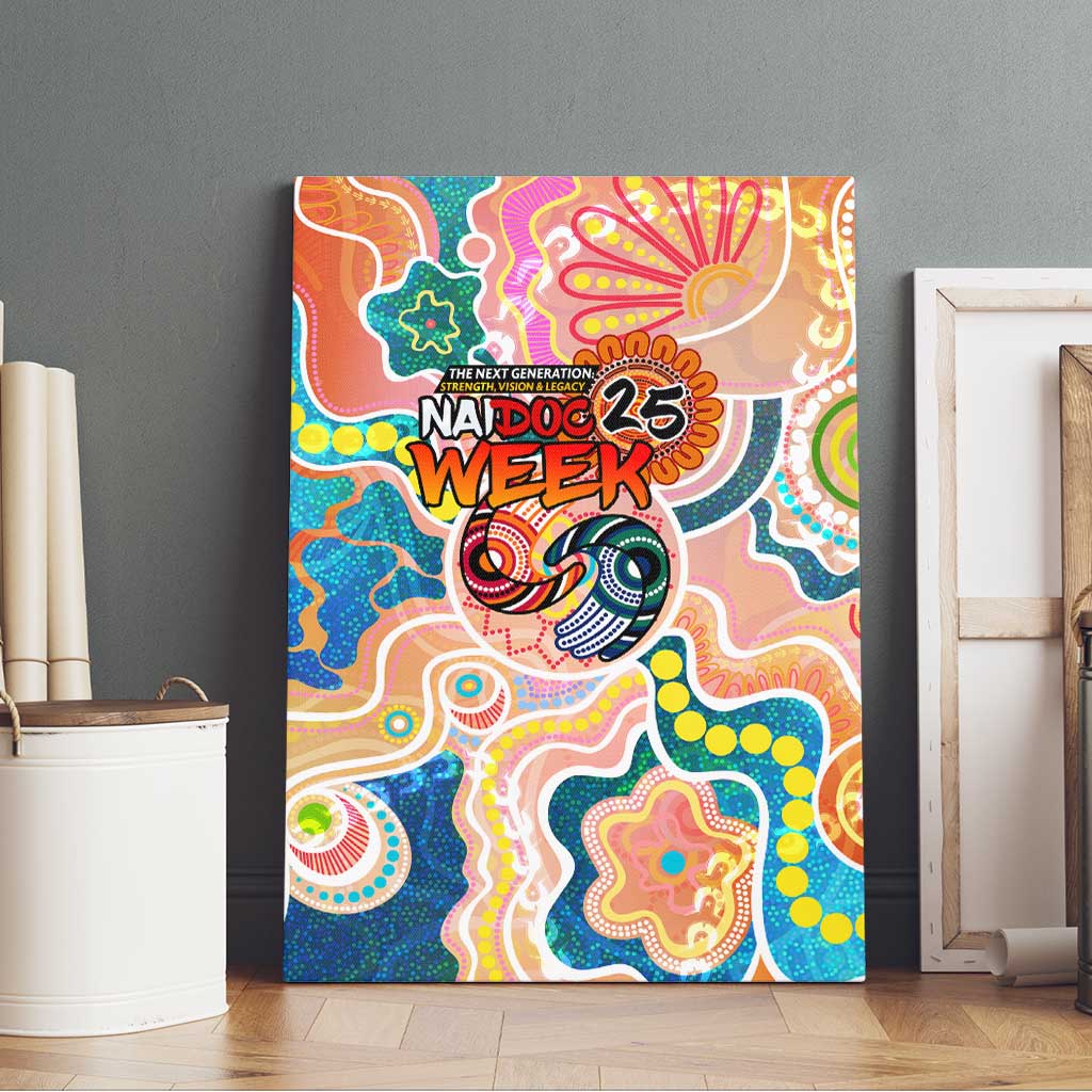 Naidoc 2025 Where Culture Walks the Runway Canvas Wall Art Aboriginal Indigenous Art