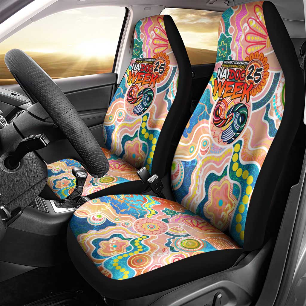Naidoc 2025 Where Culture Walks the Runway Car Seat Cover Aboriginal Indigenous Art