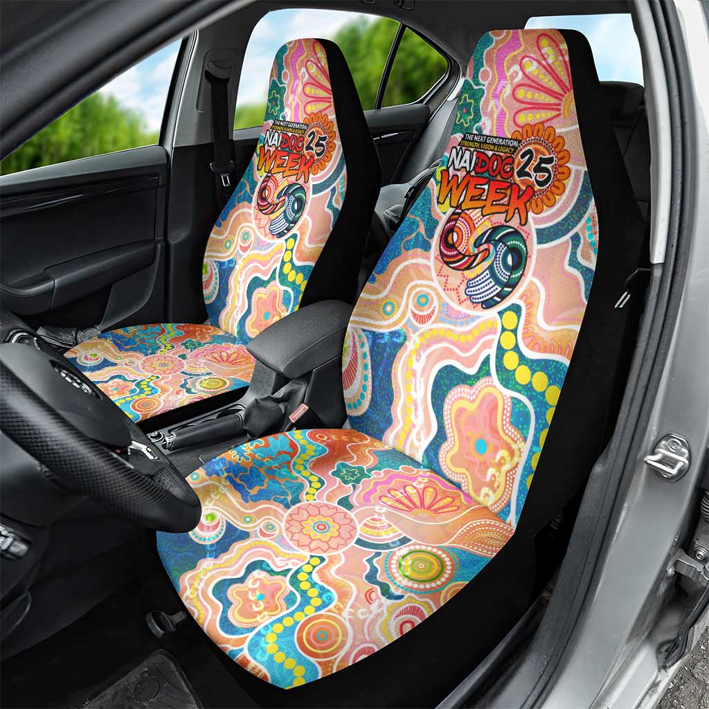 Naidoc 2025 Where Culture Walks the Runway Car Seat Cover Aboriginal Indigenous Art