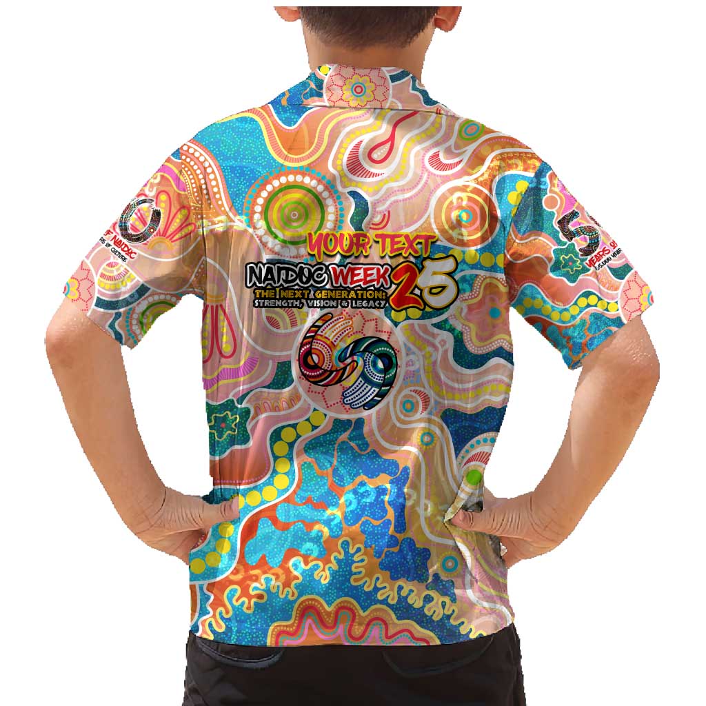 Personalised Naidoc 2025 Where Culture Walks the Runway Family Matching Mermaid Dress and Hawaiian Shirt Aboriginal Indigenous Art