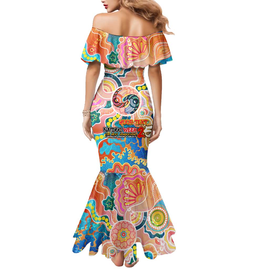 Personalised Naidoc 2025 Where Culture Walks the Runway Family Matching Mermaid Dress and Hawaiian Shirt Aboriginal Indigenous Art