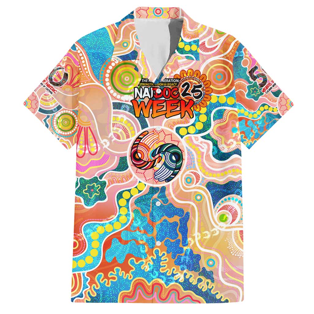 Personalised Naidoc 2025 Where Culture Walks the Runway Family Matching Short Sleeve Bodycon Dress and Hawaiian Shirt Aboriginal Indigenous Art