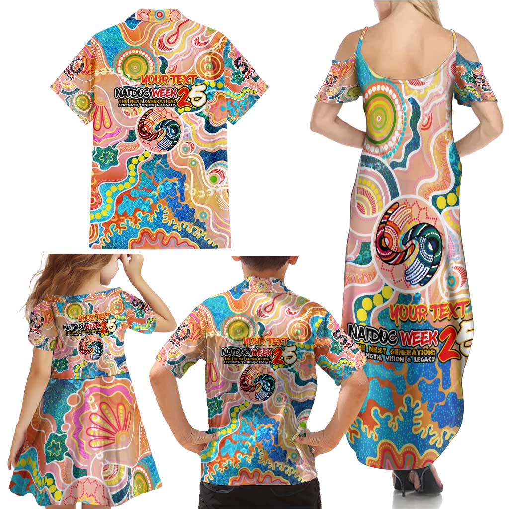 Personalised Naidoc 2025 Where Culture Walks the Runway Family Matching Summer Maxi Dress and Hawaiian Shirt Aboriginal Indigenous Art