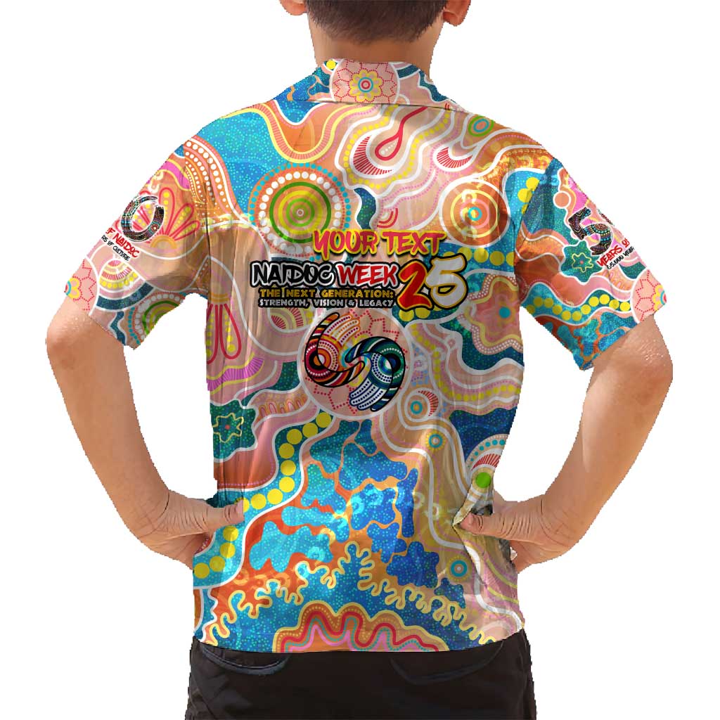 Personalised Naidoc 2025 Where Culture Walks the Runway Family Matching Tank Maxi Dress and Hawaiian Shirt Aboriginal Indigenous Art