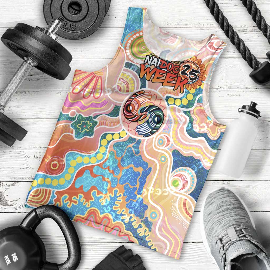 Personalised Naidoc 2025 Where Culture Walks the Runway Men Tank Top Aboriginal Indigenous Art
