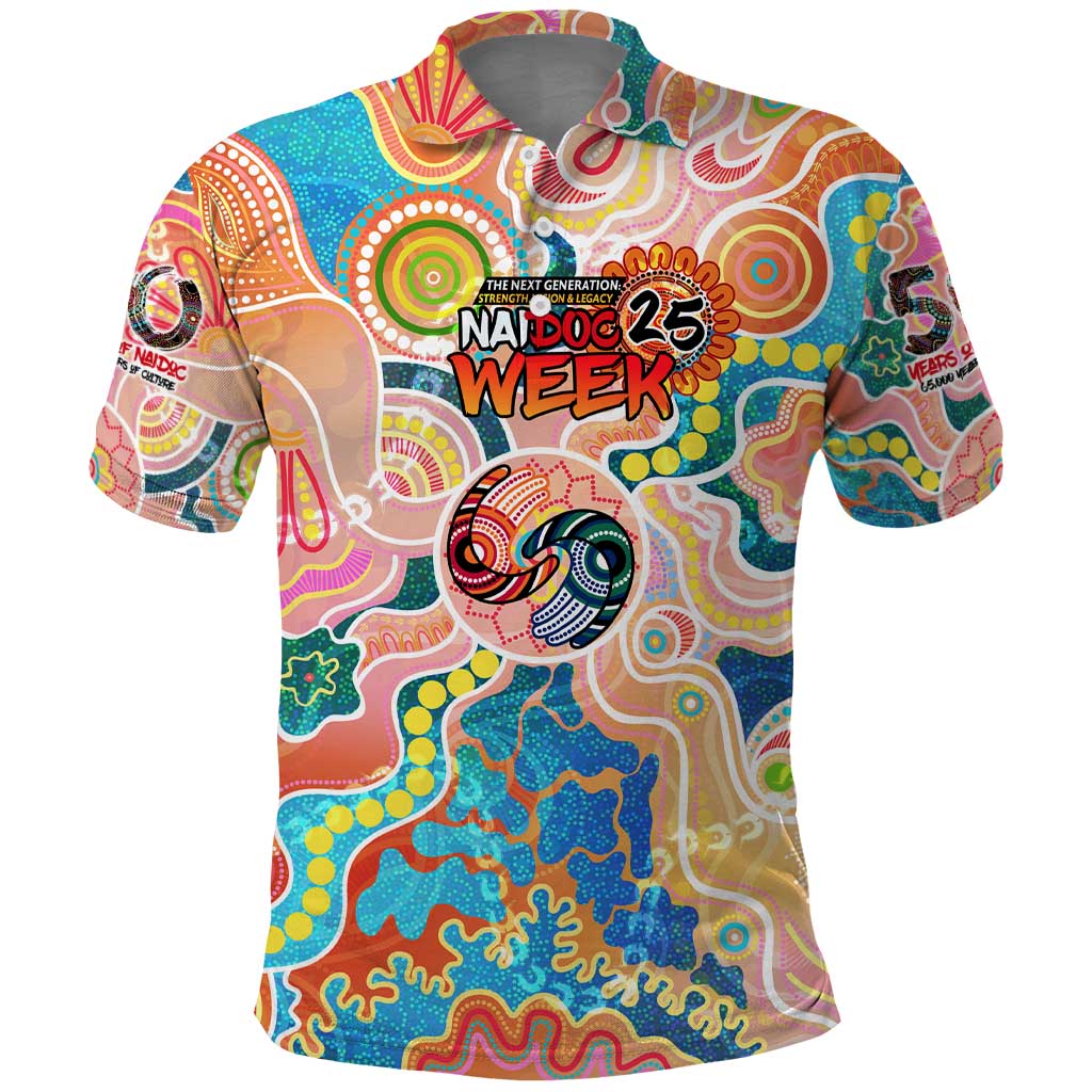 Personalised Naidoc 2025 Where Culture Walks the Runway Polo Shirt Aboriginal Indigenous Art
