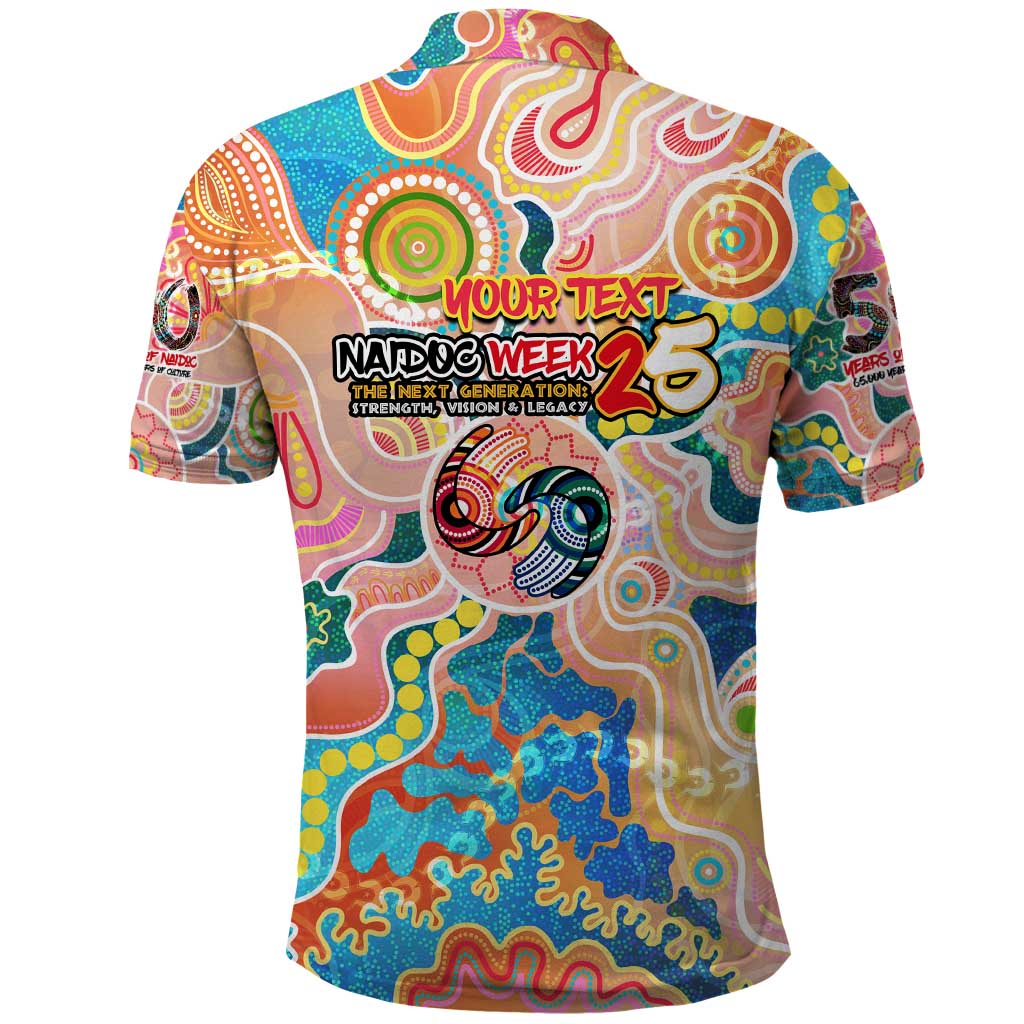 Personalised Naidoc 2025 Where Culture Walks the Runway Polo Shirt Aboriginal Indigenous Art