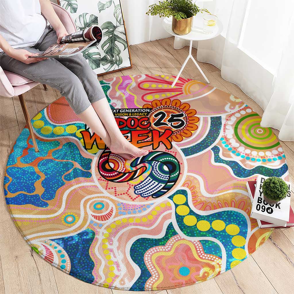 Naidoc 2025 Where Culture Walks the Runway Round Carpet Aboriginal Indigenous Art
