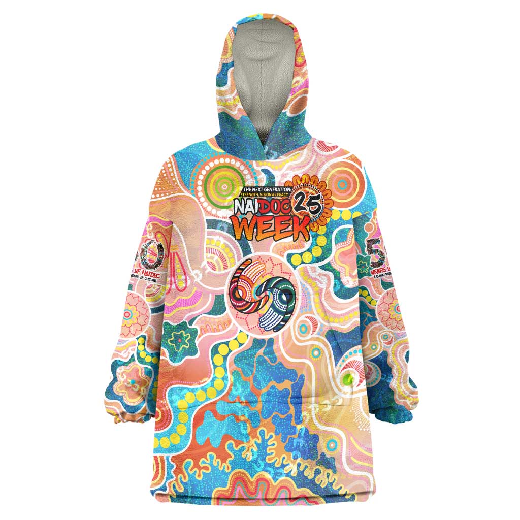 Personalised Naidoc 2025 Where Culture Walks the Runway Wearable Blanket Hoodie Aboriginal Indigenous Art