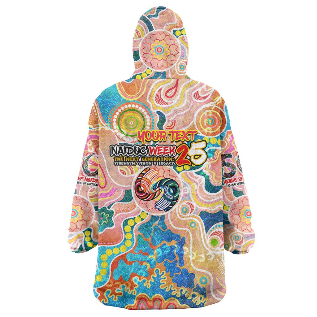 Personalised Naidoc 2025 Where Culture Walks the Runway Wearable Blanket Hoodie Aboriginal Indigenous Art