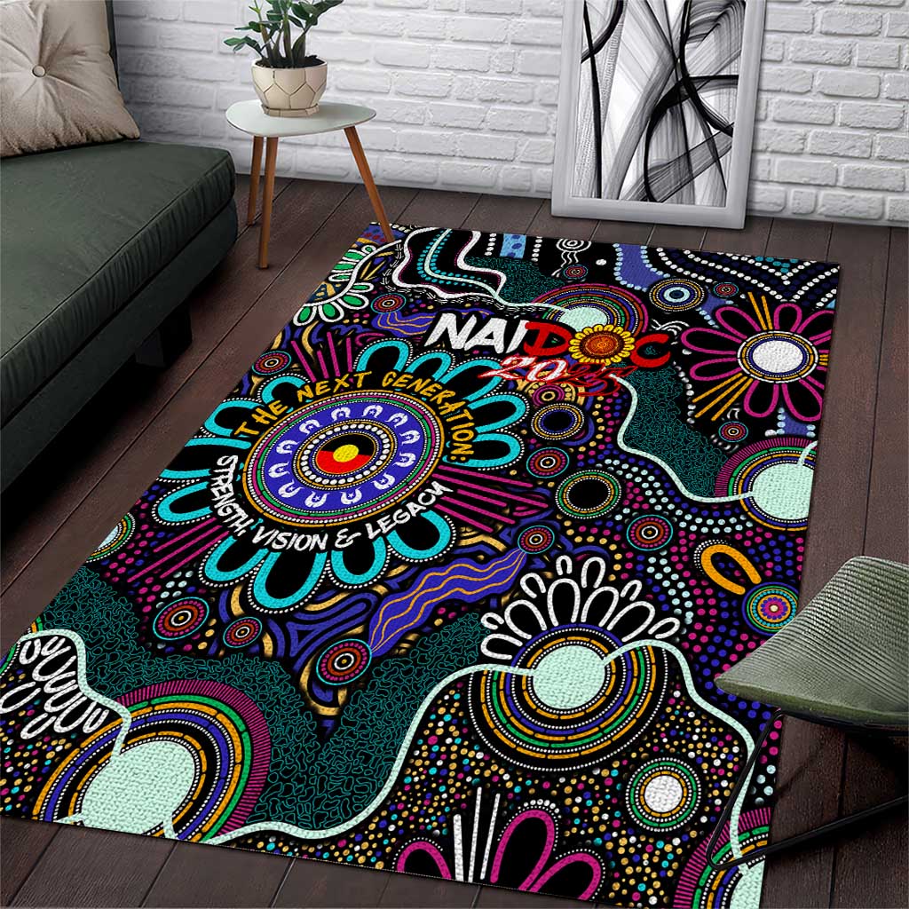 Naidoc 2025 Voices of the Ancestors Area Rug Aboriginal Indigenous Art