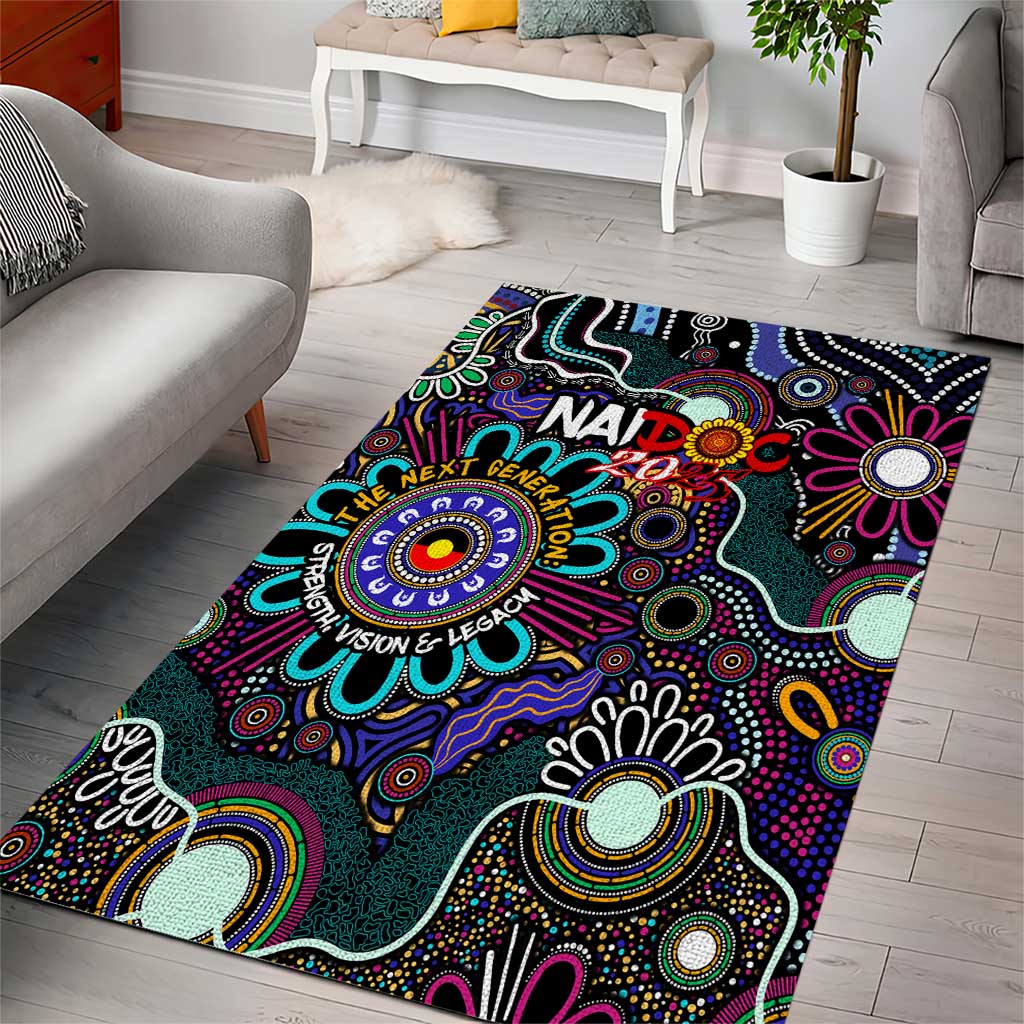 Naidoc 2025 Voices of the Ancestors Area Rug Aboriginal Indigenous Art