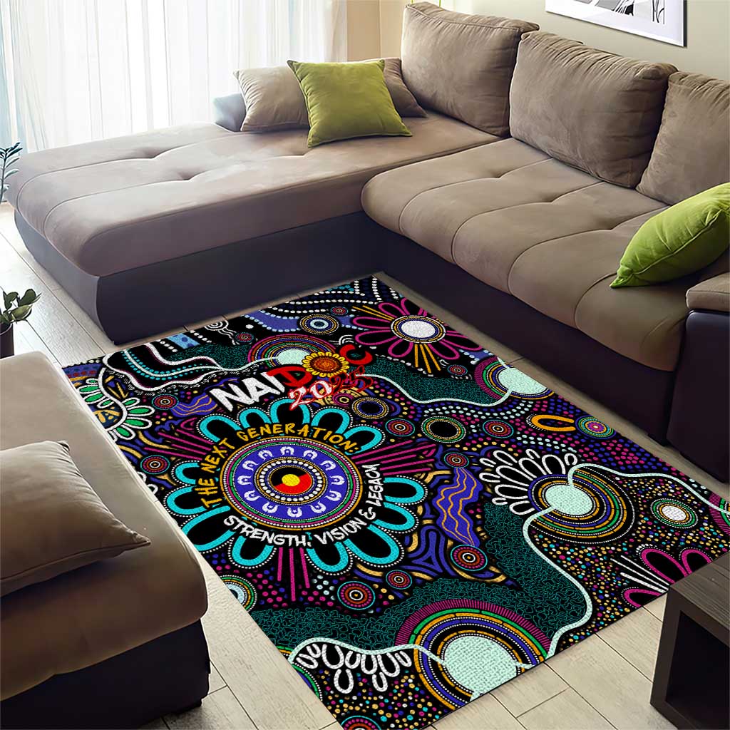 Naidoc 2025 Voices of the Ancestors Area Rug Aboriginal Indigenous Art