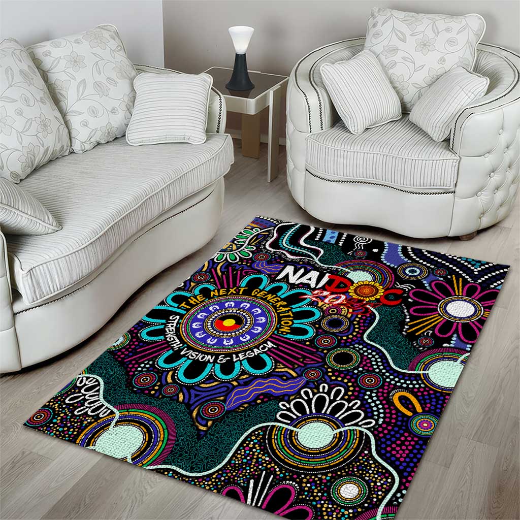 Naidoc 2025 Voices of the Ancestors Area Rug Aboriginal Indigenous Art