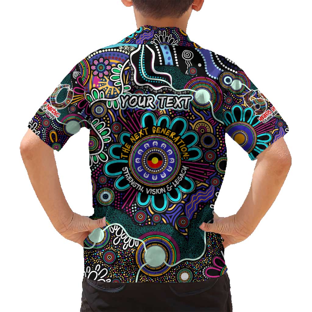 Personalised Naidoc 2025 Voices of the Ancestors Family Matching Long Sleeve Bodycon Dress and Hawaiian Shirt Aboriginal Indigenous Art