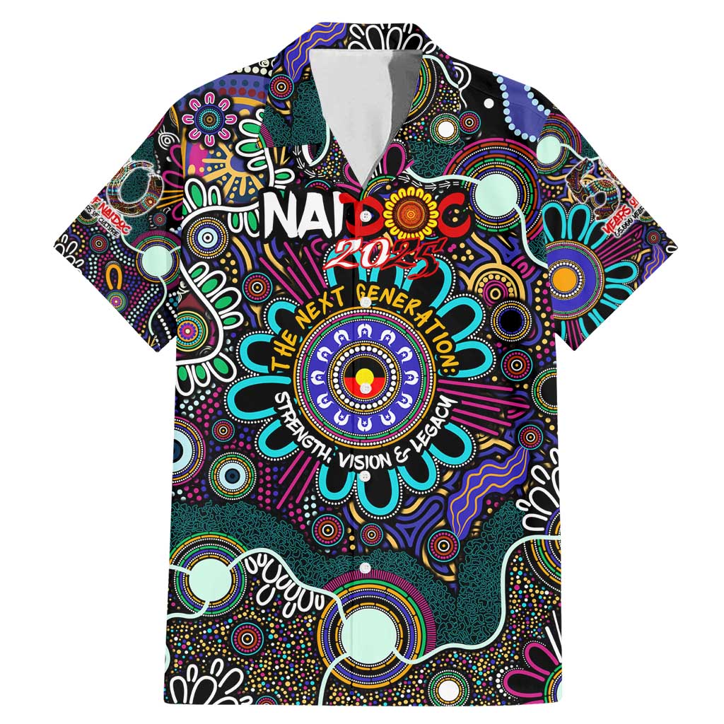 Personalised Naidoc 2025 Voices of the Ancestors Family Matching Mermaid Dress and Hawaiian Shirt Aboriginal Indigenous Art