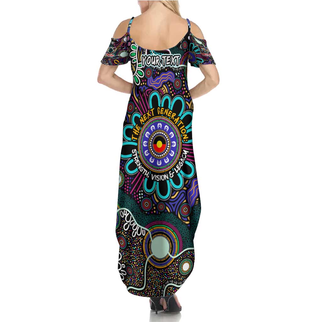 Personalised Naidoc 2025 Voices of the Ancestors Family Matching Summer Maxi Dress and Hawaiian Shirt Aboriginal Indigenous Art