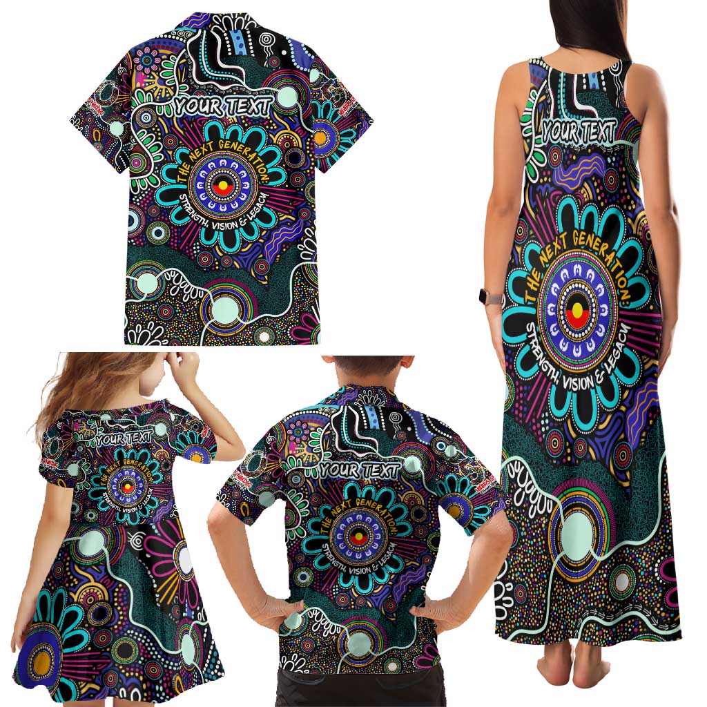 Personalised Naidoc 2025 Voices of the Ancestors Family Matching Tank Maxi Dress and Hawaiian Shirt Aboriginal Indigenous Art