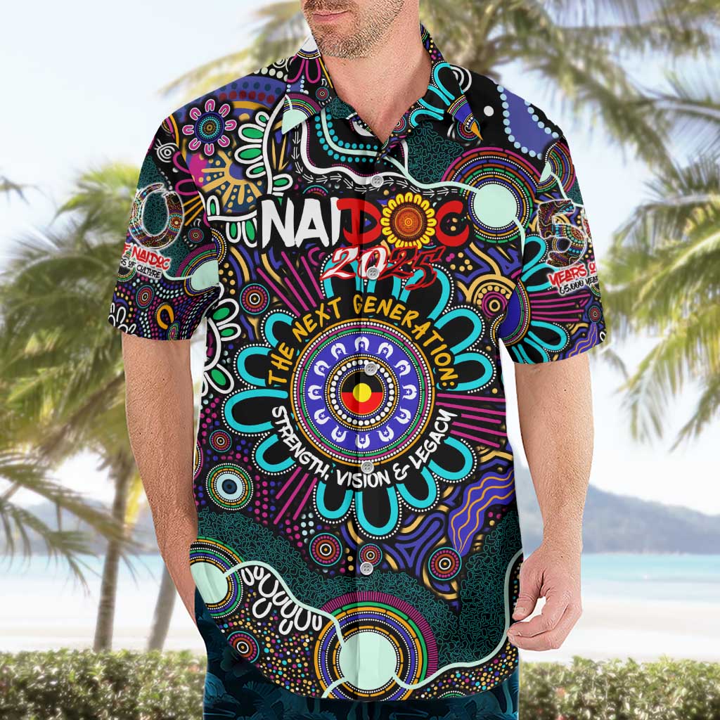 Personalised Naidoc 2025 Voices of the Ancestors Hawaiian Shirt Aboriginal Indigenous Art