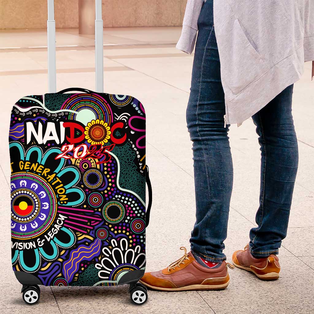 Naidoc 2025 Voices of the Ancestors Luggage Cover Aboriginal Indigenous Art