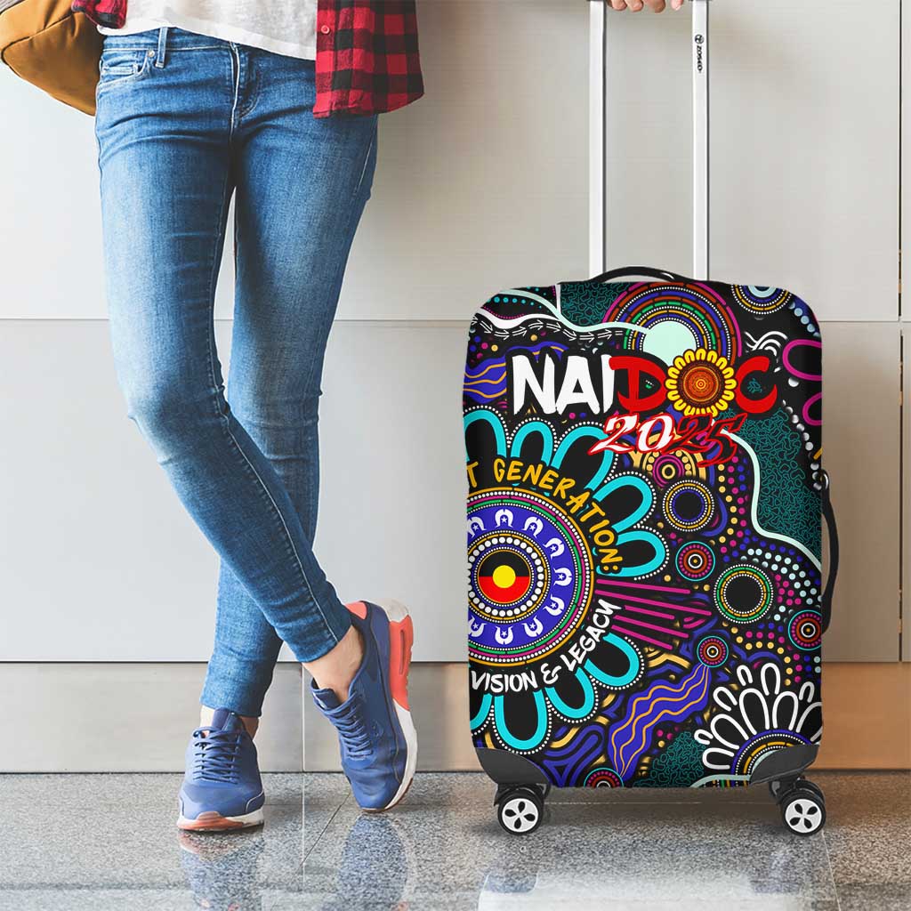 Naidoc 2025 Voices of the Ancestors Luggage Cover Aboriginal Indigenous Art