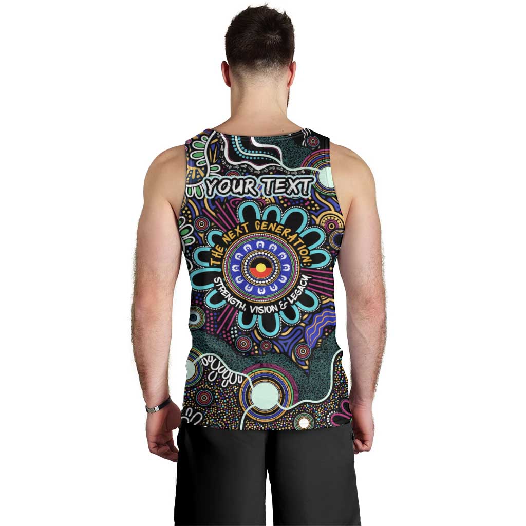 Personalised Naidoc 2025 Voices of the Ancestors Men Tank Top Aboriginal Indigenous Art