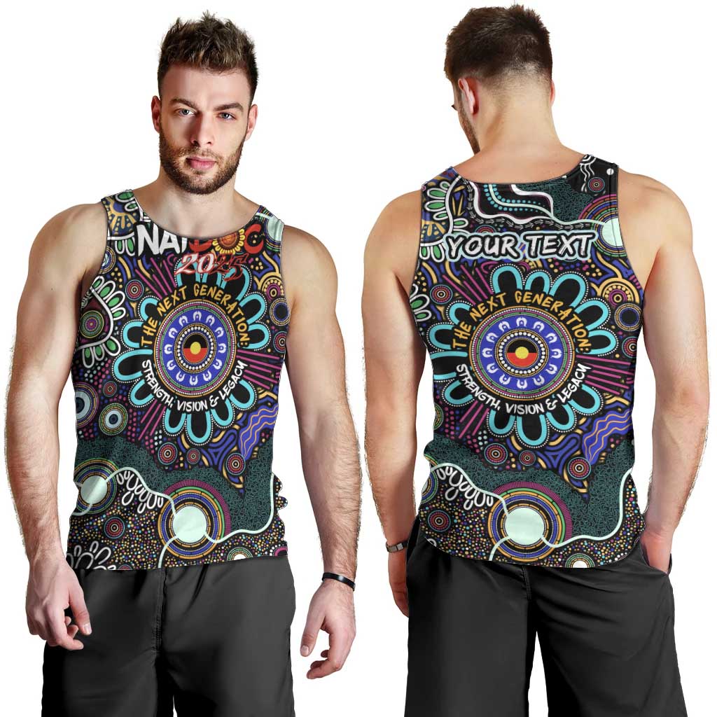 Personalised Naidoc 2025 Voices of the Ancestors Men Tank Top Aboriginal Indigenous Art