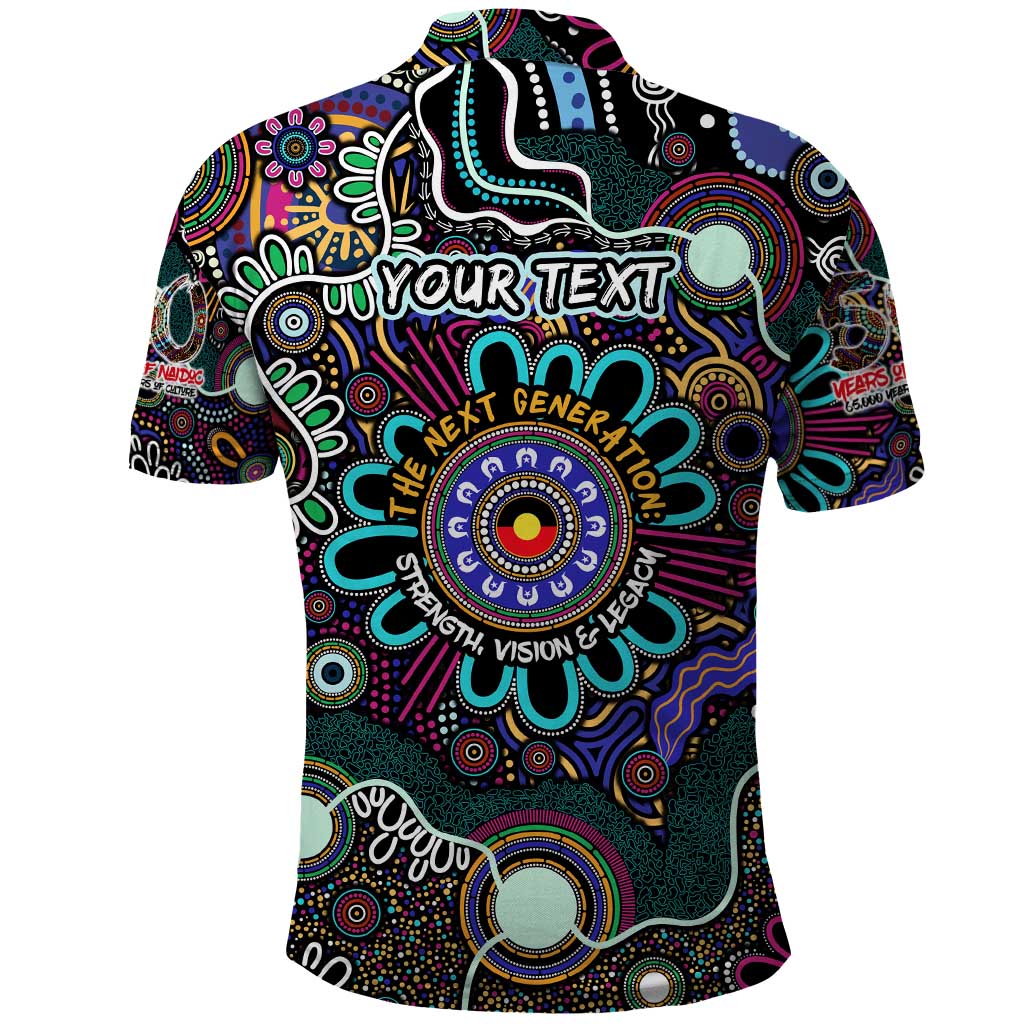 Personalised Naidoc 2025 Voices of the Ancestors Polo Shirt Aboriginal Indigenous Art