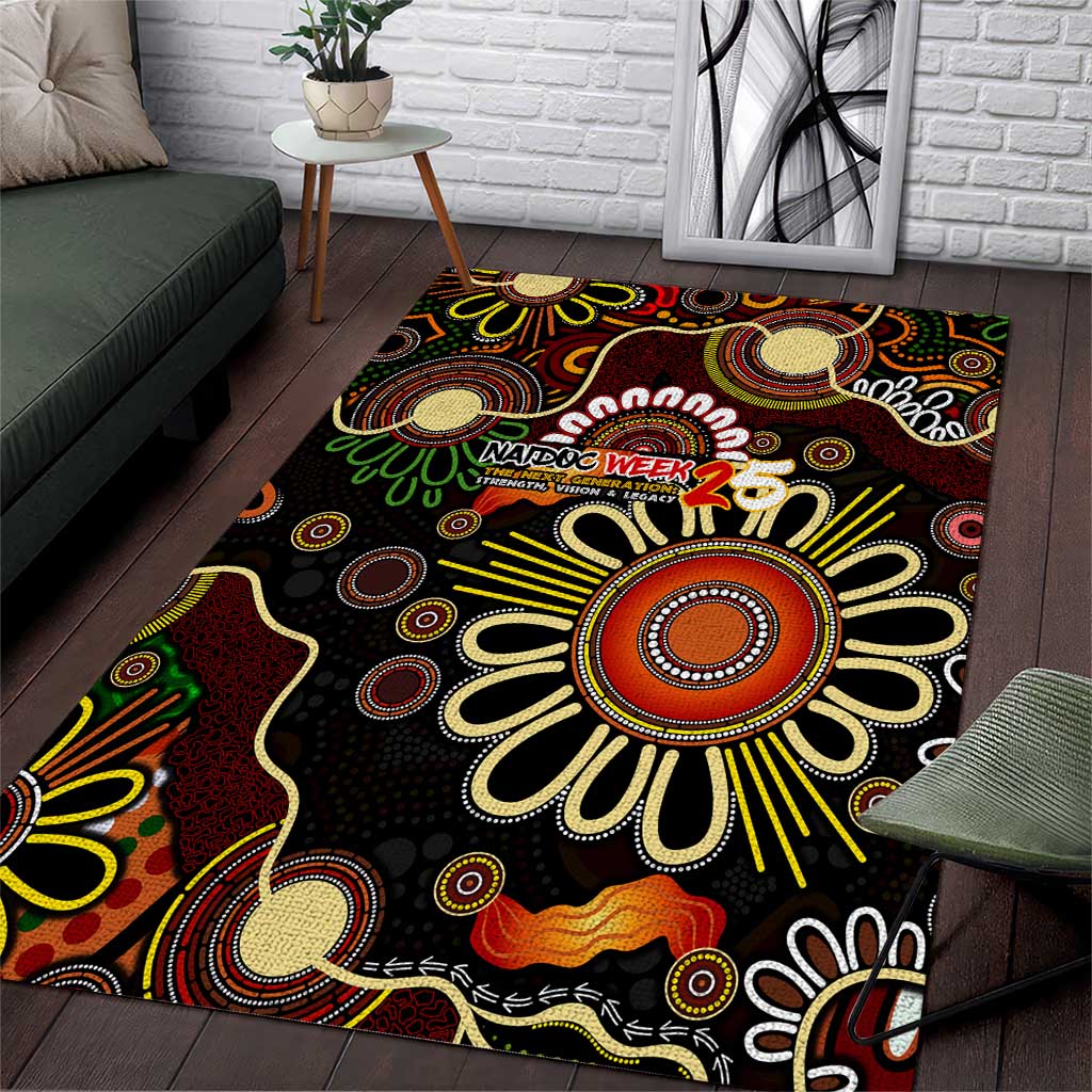 50 Years Aboriginal Patterns Of The Past Area Rug Legacy NAIDOC 2025