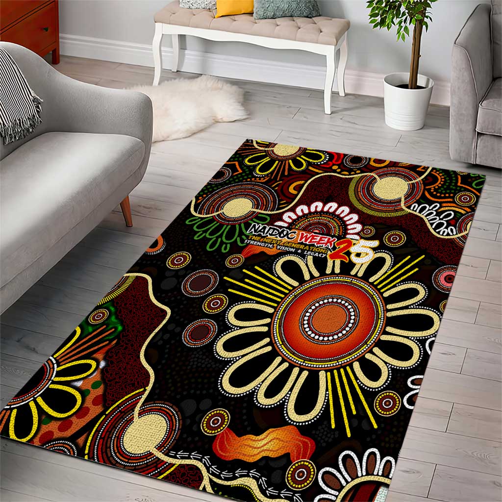 50 Years Aboriginal Patterns Of The Past Area Rug Legacy NAIDOC 2025